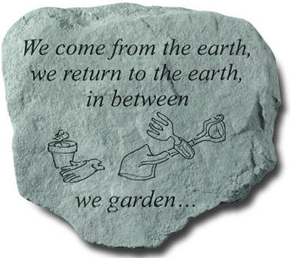 Concrete Stepping stone for gardeners - In between we garden